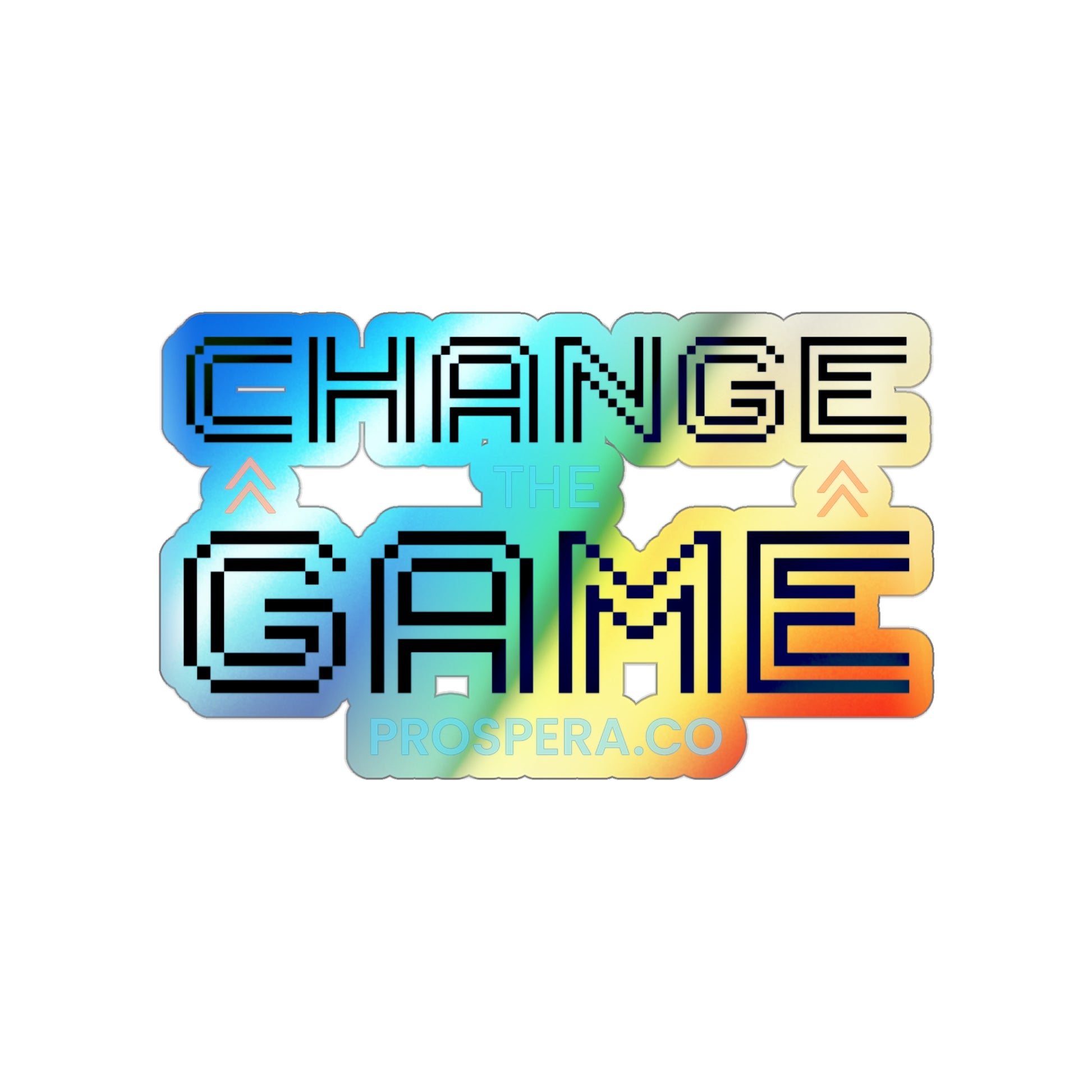 "Change the Game" Holographic Sticker