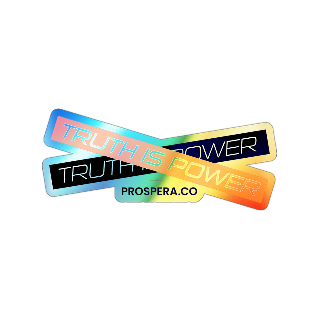 "Truth is Power" Holographic Sticker