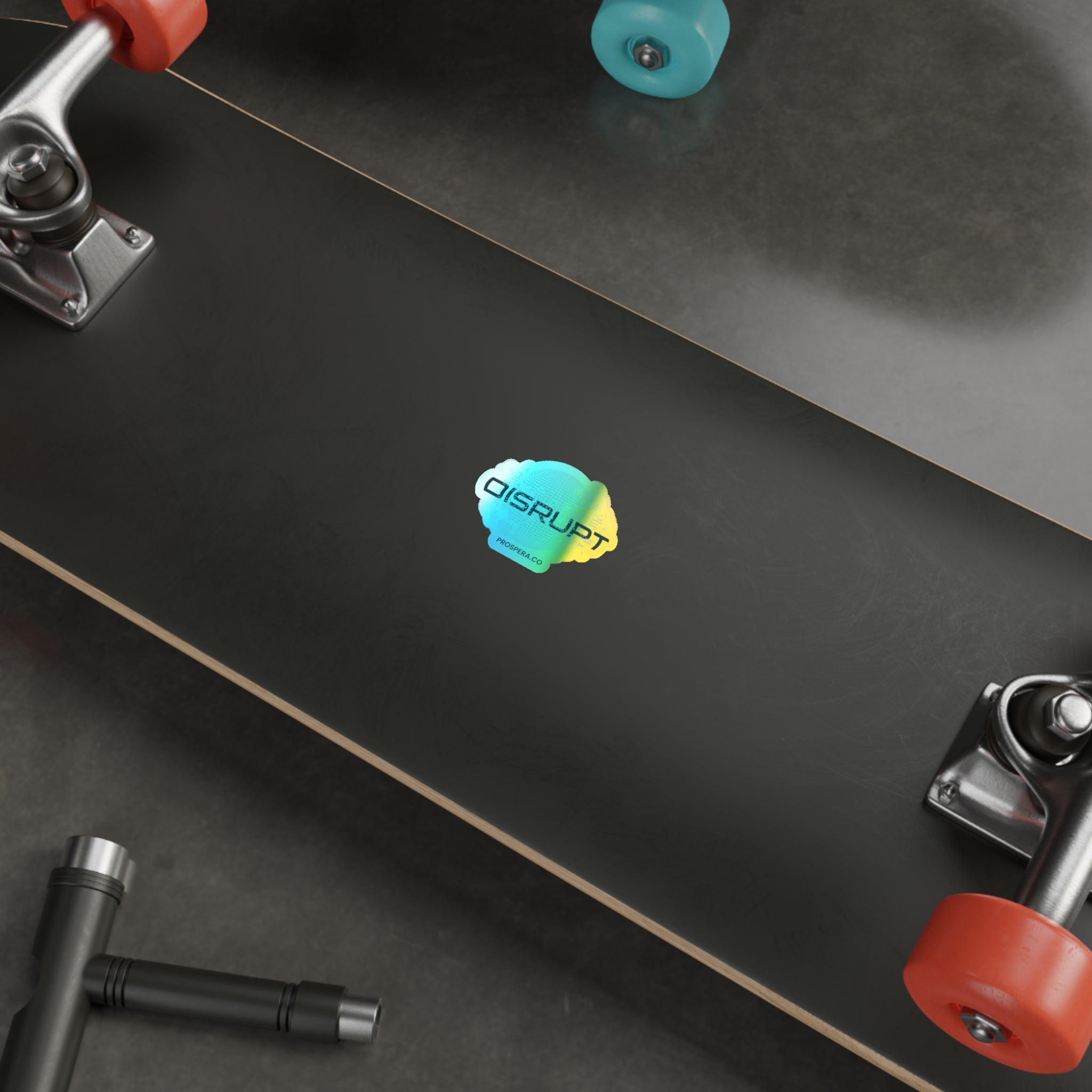 "Disrupt" Holographic Sticker
