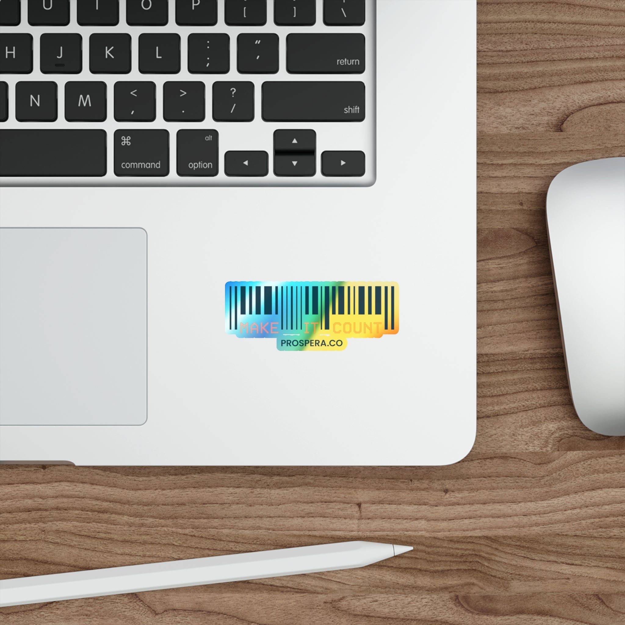 "Make It Count" Holographic Sticker