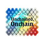 "Unchained, Onchain" Holographic Sticker