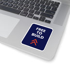 "Free to Build" Sticker