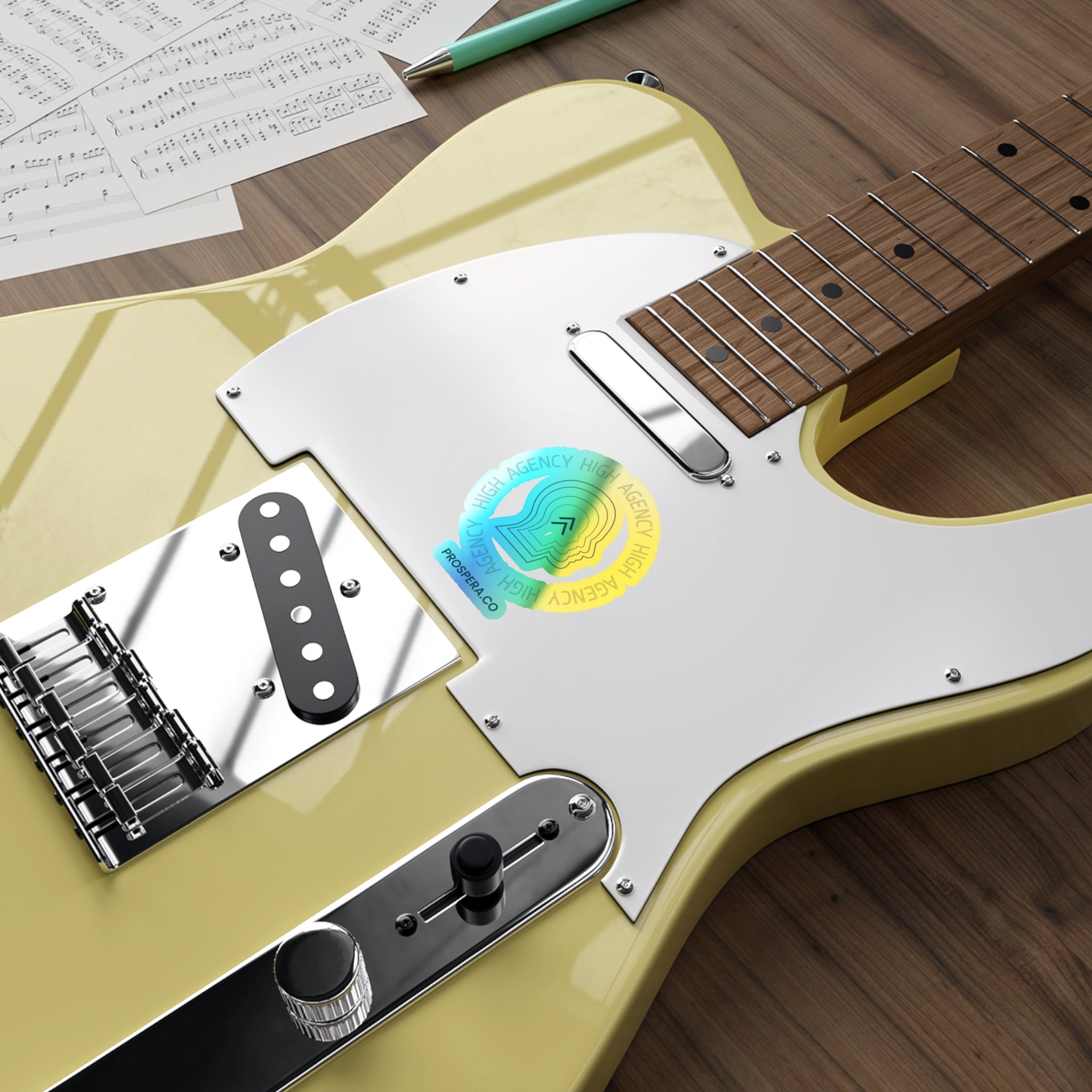 "High-Agency" Holographic Sticker