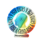 "Rise & Grind" Holographic Sticker