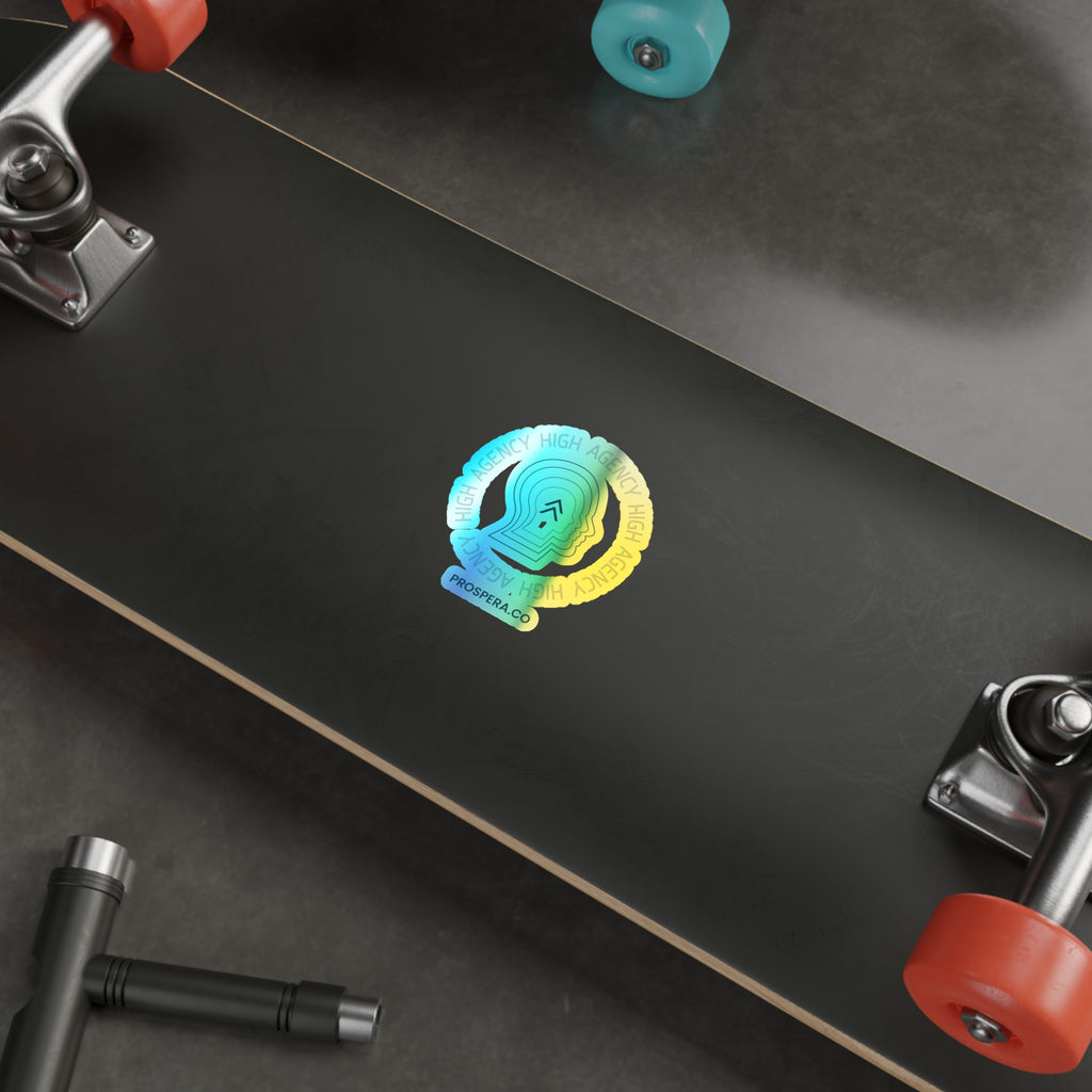 "High-Agency" Holographic Sticker